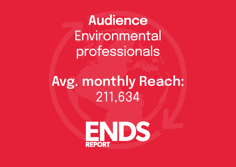 Audience: Environmental professionals

Avg. monthly reach: 211,634

Ends Report